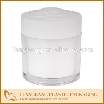 Round jar and lids ,Cosmetic jar with three size and New acrylic cosmetic jar